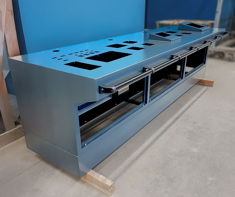 pupitre de commande en situation