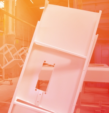 Contrôle de la peinture sur une fabrication de tôlerie