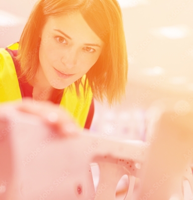 Contrôle visuel d'un élément de tôlerie