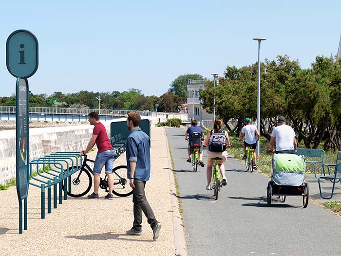 Ensemble de tolerie et mobilier urbain réalisé par EPSILON