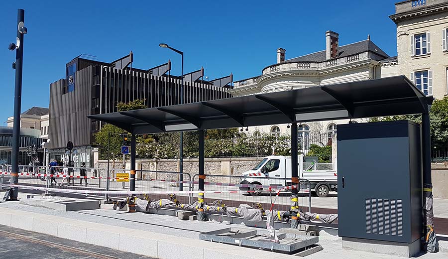 Exemple d'installation en tôlerie urbaine réalisée par EPSILON